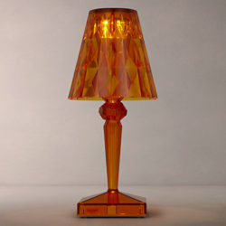 Kartell Battery Table Lamp Amber